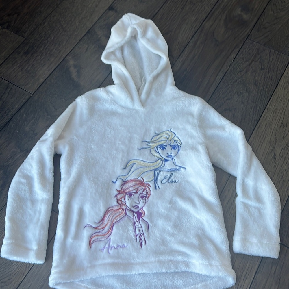 Disney Elsa and Anna hoodie size 5